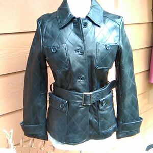 Robert Phillipe Lambskin Black Leather Jacket